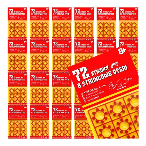 KAPISZONY DO PISTOLETU NABOJE x25 1800 STRZAŁY HUKOWE SPŁONKA 8 STRZAŁÓW zdjęcie 2