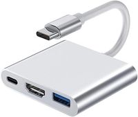 Stacja dokująca Hub 3 w 1 z wyjściem HDMI 4K i portami USB-C USB 3.0