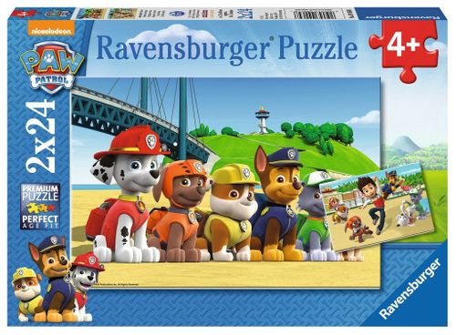 Psi Patrol Puzzle Ravensburger 2 x 24 elementy na Arena.pl
