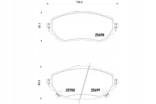 KLOCKI HAM TOYOTA AURIS 12- BREMBO na Arena.pl