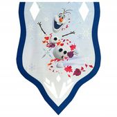 Firana dzięcięca PANEL ekran drukowany KRAINA LODU Olaf Frozen 50x155