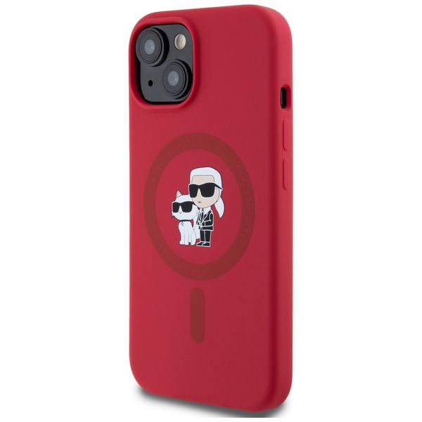 Etui Karl Lagerfeld do iPhone 15, Czerwony, MagSafe zdjęcie 2
