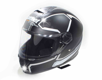 KASK MOTOCYKLOWY SZCZĘKOWY ZAMKNIĘTY SKUTER QUAD HULAJNOGA LEKKI GOKART M