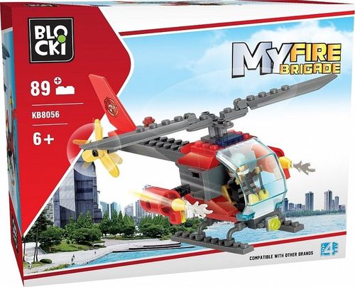Blocki Klocki  MyFireBrigade 89 elementów - Helikopter na Arena.pl