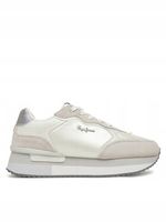 Pepe jeans Damskie Sneakersy biały PEPE JEANS-PLS60033 800WHITE