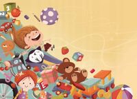 FOTOTAPETA dla dziecka MISIE PLUSZAKI ZABAWKI