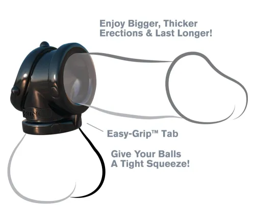 fantasy c-ringz czarny elastyczny pierścień intymny z tpr 7cm na Arena.pl