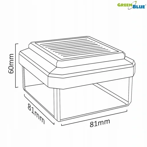 Zaślepka do słupka KAPTUREK SOLAR Lampa LED 80x80 zdjęcie 10