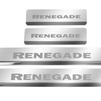 Listwa progowa JEEP RENEGADE Stal nierdzewna 304 połysk 4szt