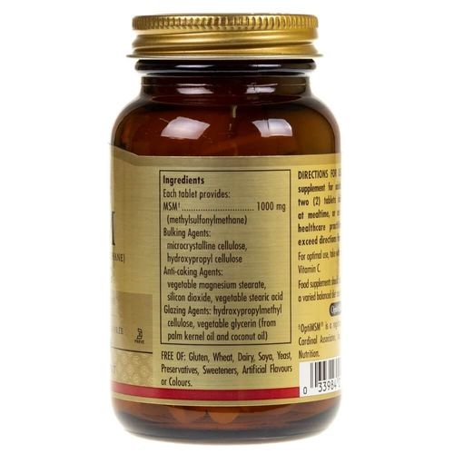 Solgar MSM 1000 mg - 60 tabletek na Arena.pl