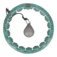 Hula-Hop z obciążnikiem i licznikiem FH03 HMS zielony