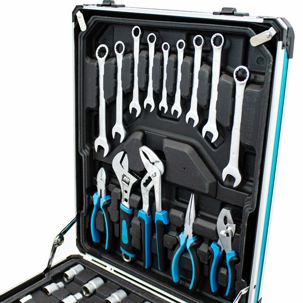 ZESTAW NARZĘDZI 1300EL. BITY KLUCZE NASADKI WALIZKA zdjęcie 14