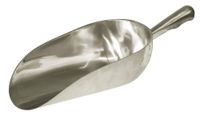 Łopatka do paszy, aluminium, 1600 kg, zaokrąglona, Kerbl