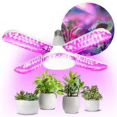 Żarówka Lampa Do Uprawy Wzrostu Roślin 40W E27 Oświetlenie LED Mocna