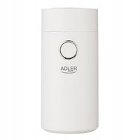 Elektryczny młynek ADLER AD4446WS biały 150W na 75g kawy