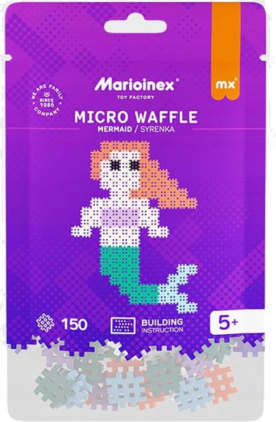 Micro Waffle Marioinex SYRENKA / MAŁA SYRENKA - obraz puzzle 150 elementów zdjęcie 1