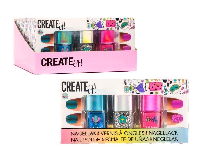 CREATE IT! lakier do paznokci Mermaid 3pak 84134 zdjęcie 1