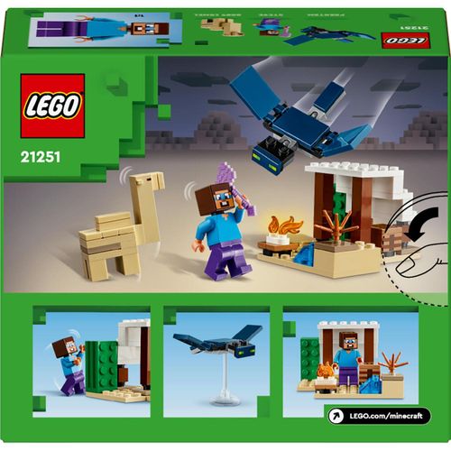 LEGO Minecraft 21251 Pustynna wyprawa Steve'a na Arena.pl