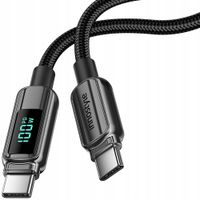 innostyle kabel z wyświetlaczem usb-c szybkie ładowanie usb typ c 100w 1m
