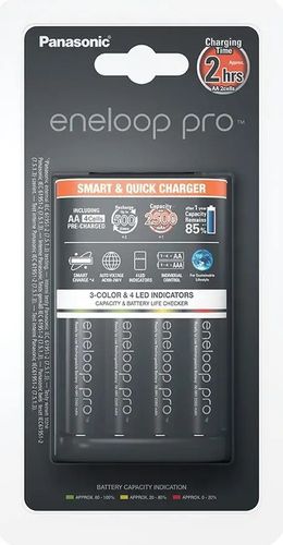 ŁADOWARKA PANASONIC BQ-CC55 + 4 x R6/AA ENELOOP PRO 2500 mAh ORYGINAŁ na Arena.pl