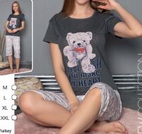 Damska piżama krótka bawełniana wygodna turecka XL