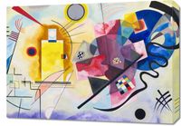 Obraz 70x50cm Yellow-Red-Blue, Wassily Kandinsky Vintage Salon