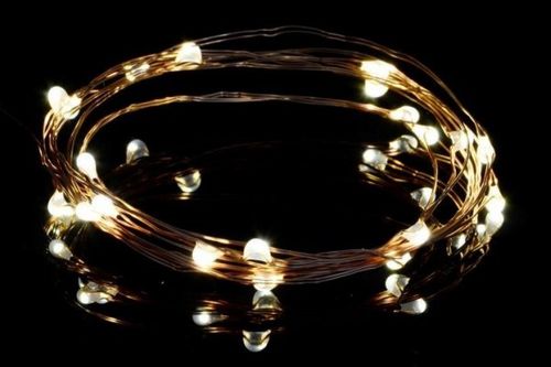 Sprężyna 50 LED ciepłe białe na Arena.pl