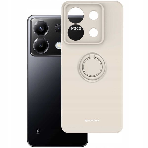 Spacecase Silicone Ring Poco X6 / Rm Note 13 Pro 5G Bone zdjęcie 3