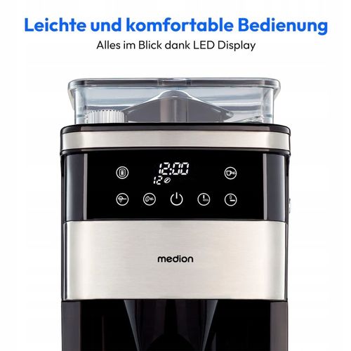 DZBANEK SZKLANY 1.5 L DO EKSPRESU Z MŁYNKIEM MEDION MD 19899 na Arena.pl