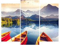 60 90CM OBRAZ 3 ELEM PRZED WYPRAWĄ ŚCIENNY DRUK PŁÓTNO