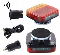 ZESTAW TYLNYCH lamp LED bezprzewodowych NA MAGNES