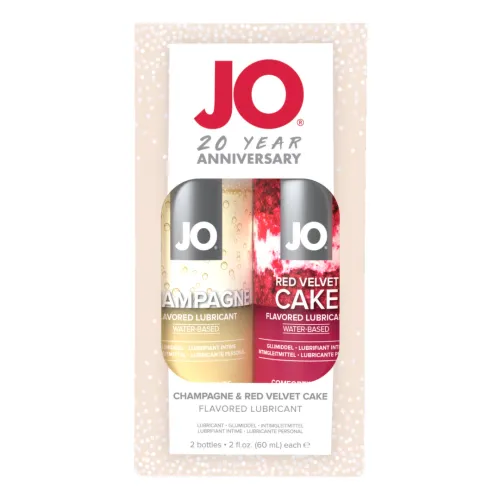 system jo zestaw lubrykantow wodnych champagne & red velvet 2x60ml na Arena.pl