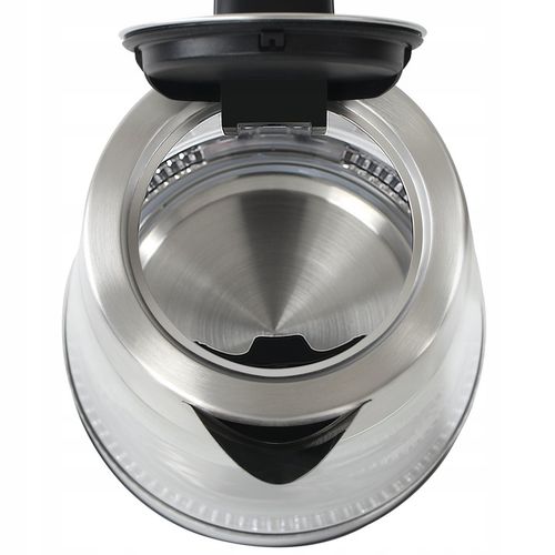 Czajnik elektryczny bezprzewodowy szklany STALOWY LED INOX 1,7l 2200W na Arena.pl