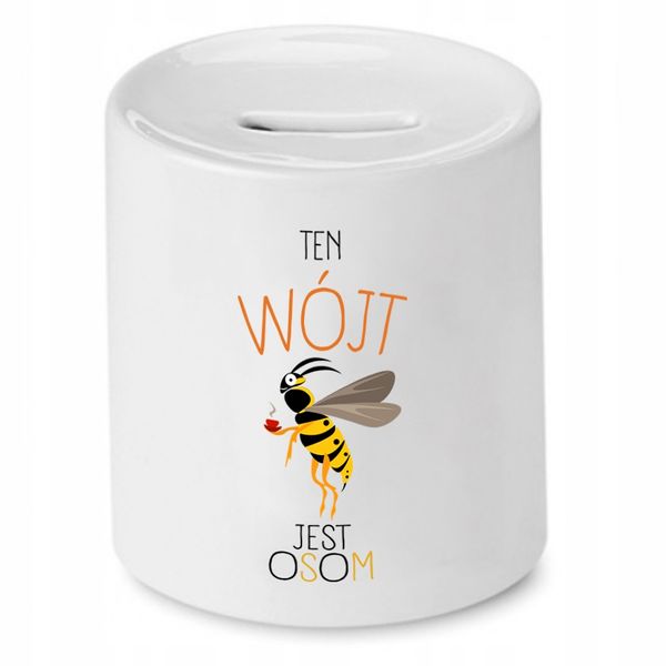 Skarbonka Prezent Dla Wójta Ten Wójt Jest Osom Z Nadrukiem Ze Zdjęciem zdjęcie 1