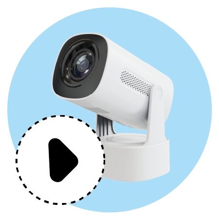 Bezprzewodowy Rzutnik KVTS01 projektor miracast 4k bateria w zestawie Etui na Arena.pl