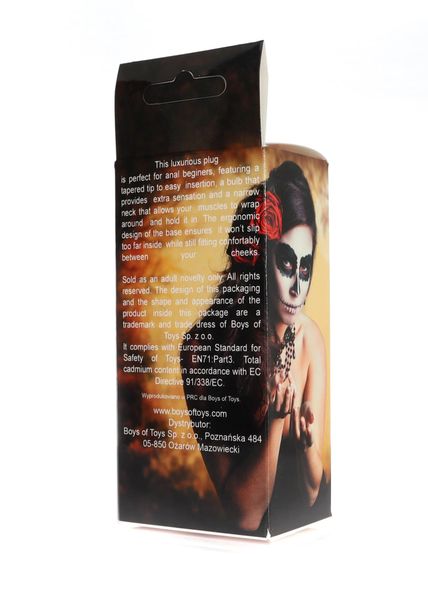 Plug-Jewellery Silicon Plug - Bunny Tail - Black-Peach zdjęcie 7
