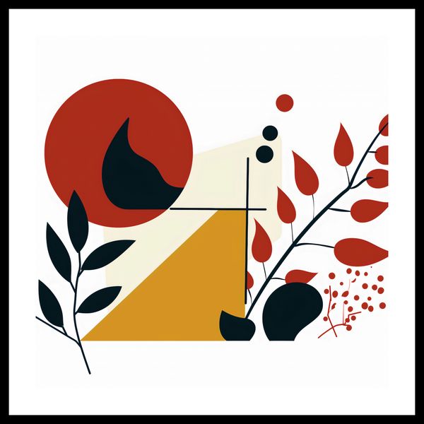 Plakat 60x60cm Ogień i Flora zdjęcie 3