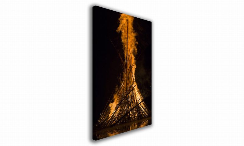 OBRAZ NA PŁÓTNIE 115 Płomień 60x90cm zdjęcie 1