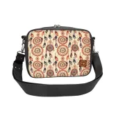 Torebka Łapacz Snów  - Wygodna Torebka Prostokątna Kolor ekoskóry - czarny