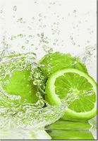 100 70CM OBRAZ PŁÓTNO LIMONKA WODZIE PŁÓTNO RAMA