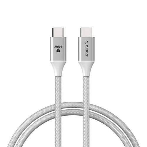 Kabel do ładowania Orico 100W USB-C do USB-C (biały) na Arena.pl