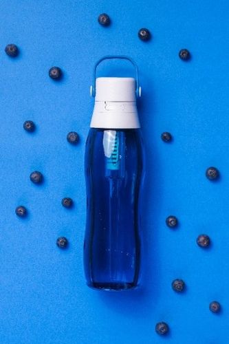 Butelka Filtrująca Na Wodę Bidon Aqualogis Aqua&Go Tritan - Granatowa 750ml na Arena.pl