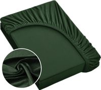 Prześcieradło z gumką jersey Design91 180X200 zielony