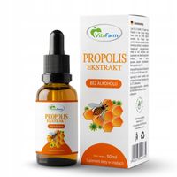 Propolis krople bezalkoholowy ekstrakt 50 ml na odporność kit pszczeli