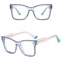 SOLIDNE Damskie Okulary Zerówki do KOMPUTERA Blue Light OPRAWKI Teleskopy