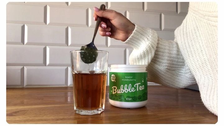 Molecula - KULKI do BUBBLE TEA - 2kg - MOLEKULARNY KAWIOR - TRUSKAWKA zdjęcie 2