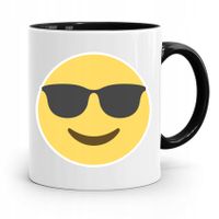 Kubek Czarny Dzień Dziecka Dla Syna Córki Emotka Z Nadrukiem Ze Zdjęciem