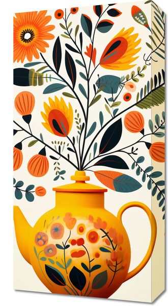 Obraz 30x60cm Bujna Herbata zdjęcie 1