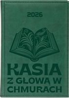 Kalendarz dzienny A4 2026 KSIĄŻKOWY twój tekst GRAWEROWANY prezent