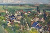 Plakat 91,5x61cm Auvers, Panoramic View, Paul Cezanne Vintage Salon
